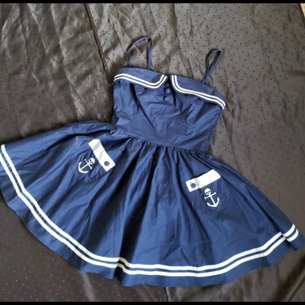 *HOST PICK* Rockabilly anchor dress